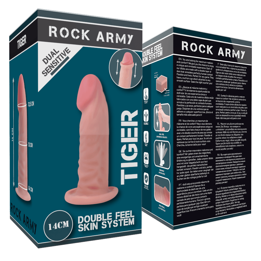 rockarmy dual density tiger 14 cm o 4 46 cm