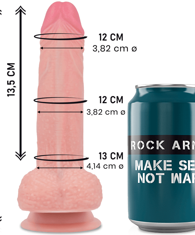 rockarmy liquid silicone premium mustang realistico 18 cm o 4 14 cm