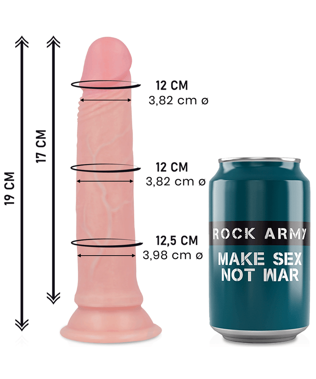 rockarmy liquid silicone premium avenger realistico 19 cm o 3 98 cm