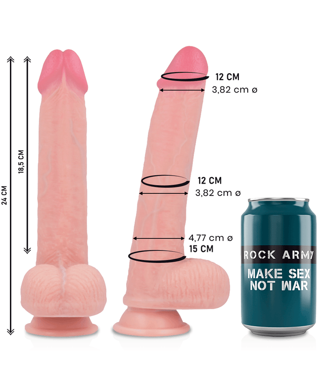 rockarmy liquid silicone premium kingcobra realistico 24 cm o 4 77 cm