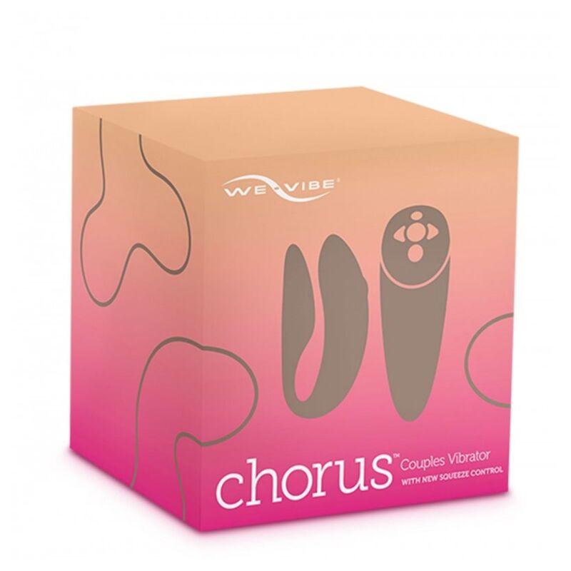 we vibe vibratore chorus per coppia con squeeze control rosa