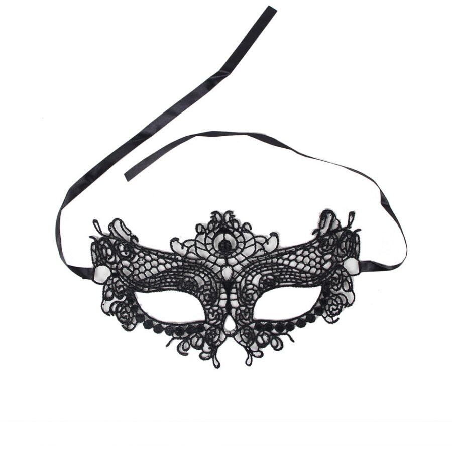 queen lingerie maschera in pizzo taglia unica