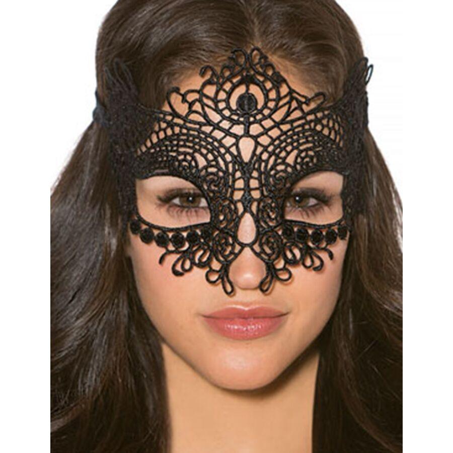 queen lingerie maschera in pizzo taglia unica