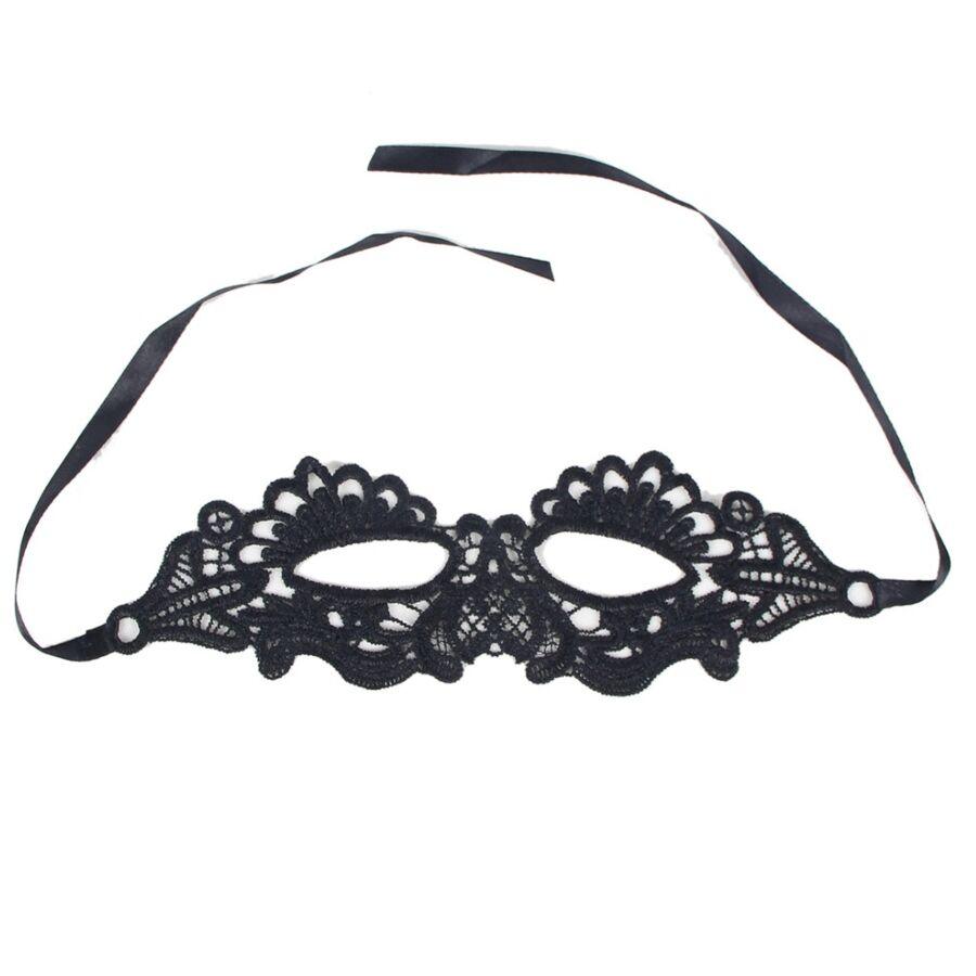 queen lingerie maschera nera taglia unica