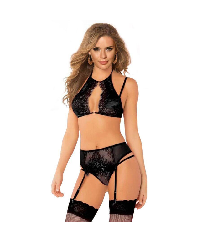 queen lingerie set reggiseno giarrettiera e perizoma taglia l xl