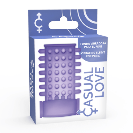 CASUAL LOVE - COPERTURA PER PENE VIBRATORE LILLA ANELLO - Only Vibes