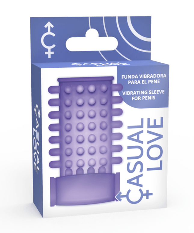 CASUAL LOVE - COPERTURA PER PENE VIBRATORE LILLA ANELLO - Only Vibes
