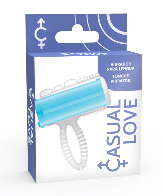 CASUAL LOVE - ANELLO LINGUA VIBRANTE BLU - Only Vibes