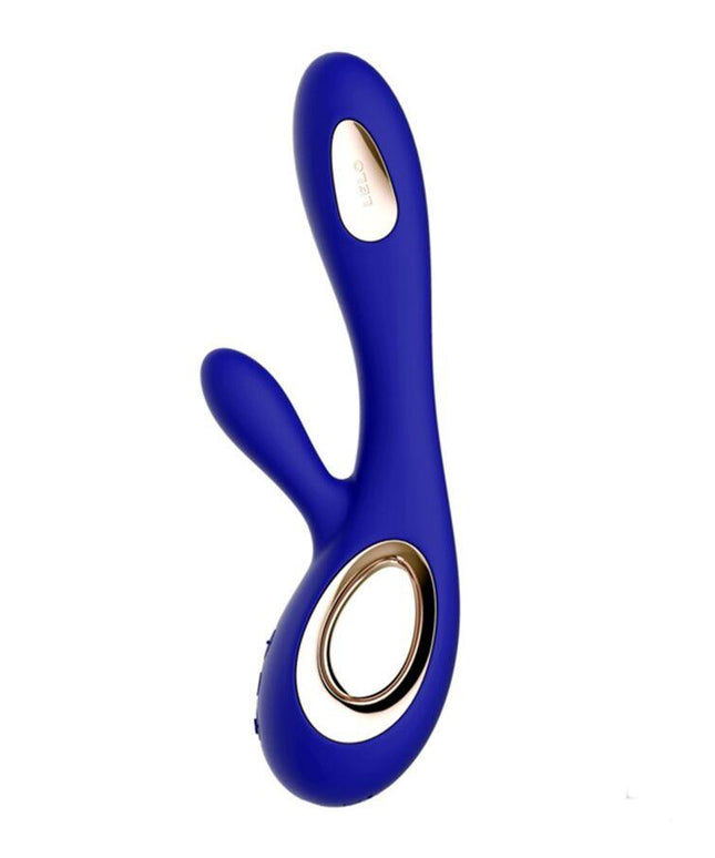 lelo vibratore soraya wave coniglio blu notte