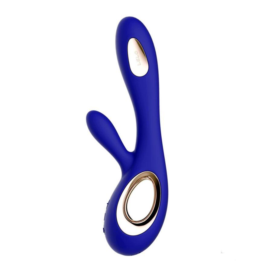 lelo vibratore soraya wave coniglio blu notte