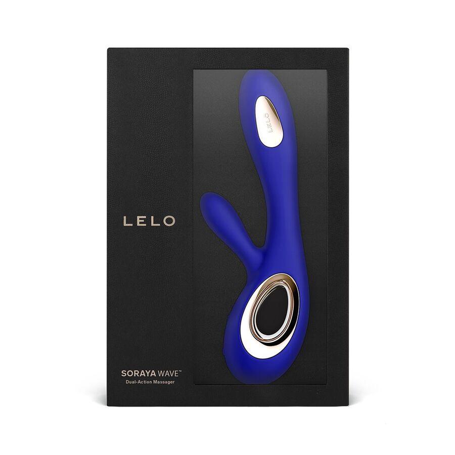 lelo vibratore soraya wave coniglio blu notte