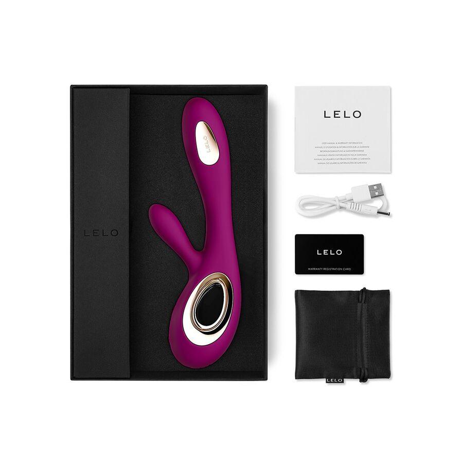 lelo soraya vibratore wave rabbit deep rose