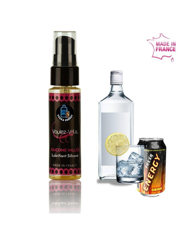 VOULEZ-VOUS - LUBRIFICANTE AL SILICONE VODKA E RED BULL 35 ML - Only Vibes