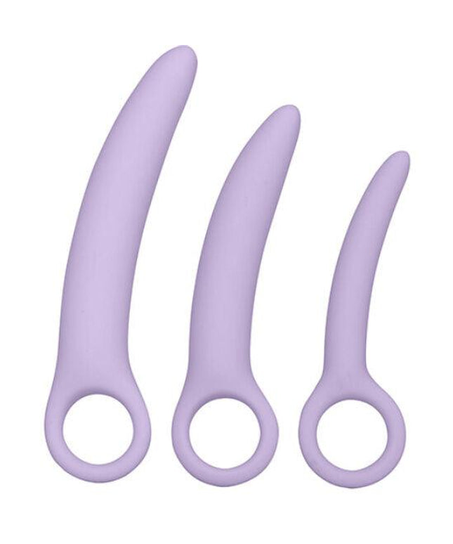 california exotics dr laura berman alena set di 3 dilatori in silicone
