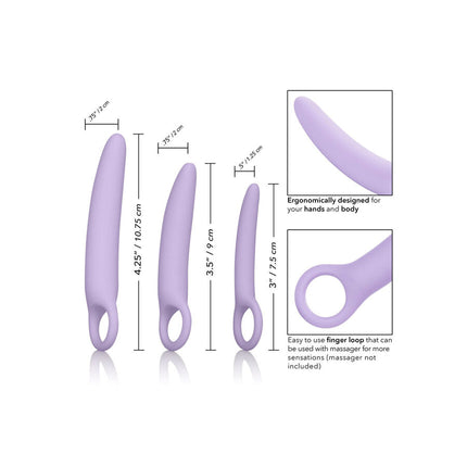 CALIFORNIA EXOTICS - DR LAURA BERMAN ALENA SET DI 3 DILATORI IN SILICONE