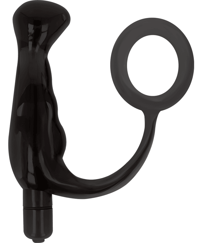 addicted toys vibratore prost tico nero 10 cm