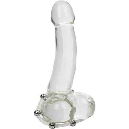 CALIFORNIA EXOTICS - ANELLO IN SILICONE CON PERLINE IN ACCIAIO XL