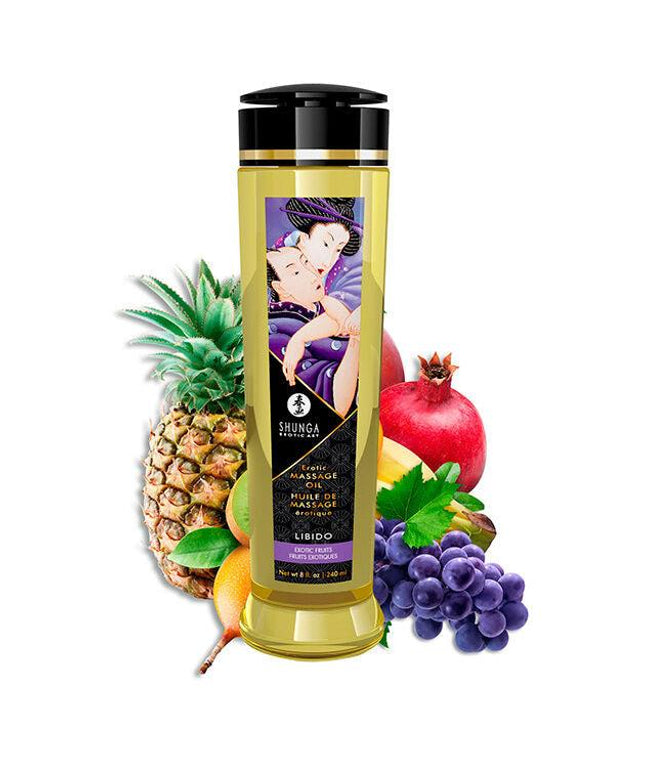 shunga olio da massaggio erotico libido 240 ml