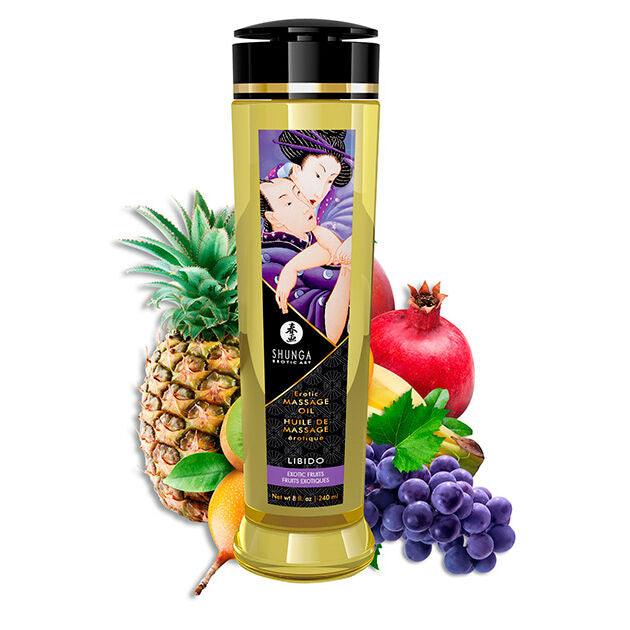 shunga olio da massaggio erotico libido 240 ml