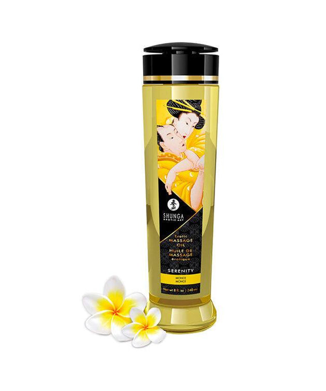 shunga olio da massaggio erotico serenita 240 ml