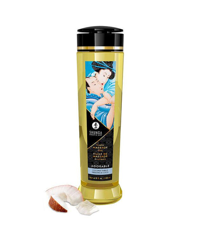 shunga adorabile olio da massaggio erotico 240 ml