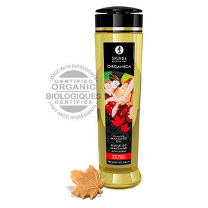 shunga olio da massaggio biologico acero delizia 240 ml