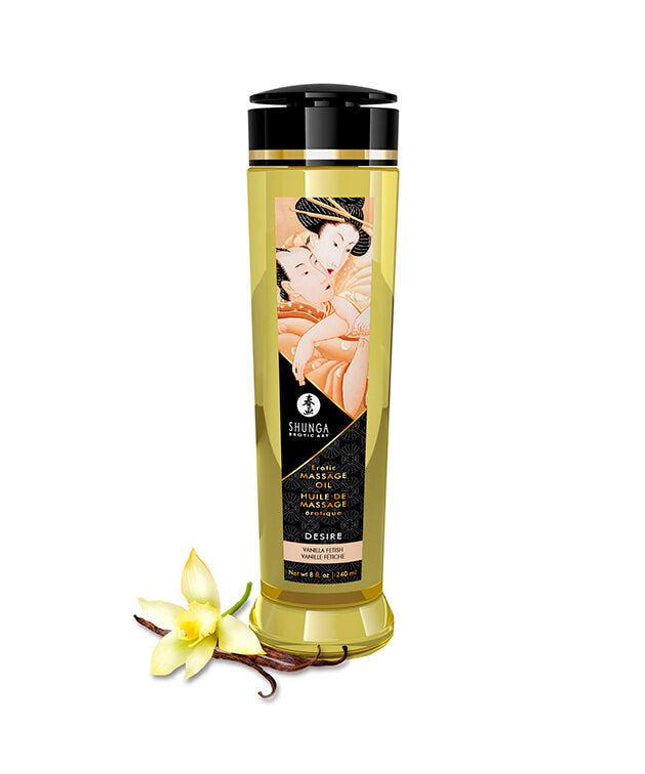 shunga olio da massaggio erotico desire 240 ml