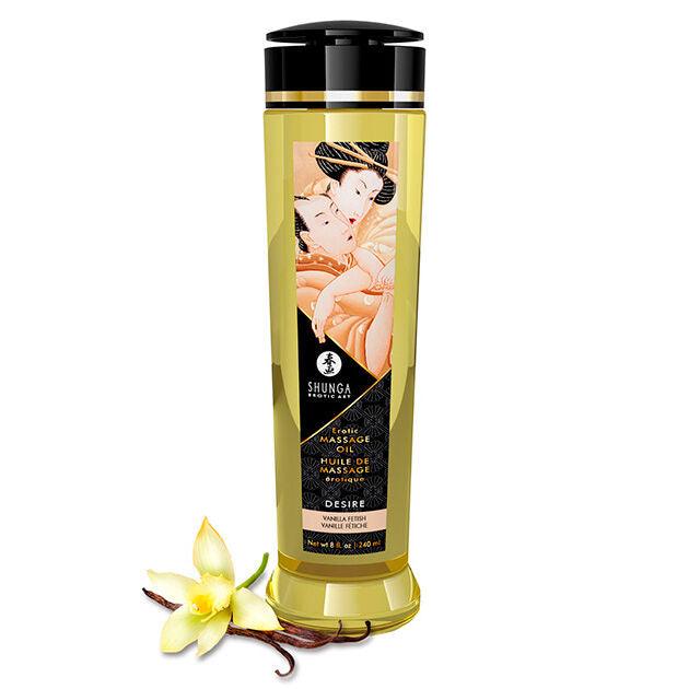 shunga olio da massaggio erotico desire 240 ml