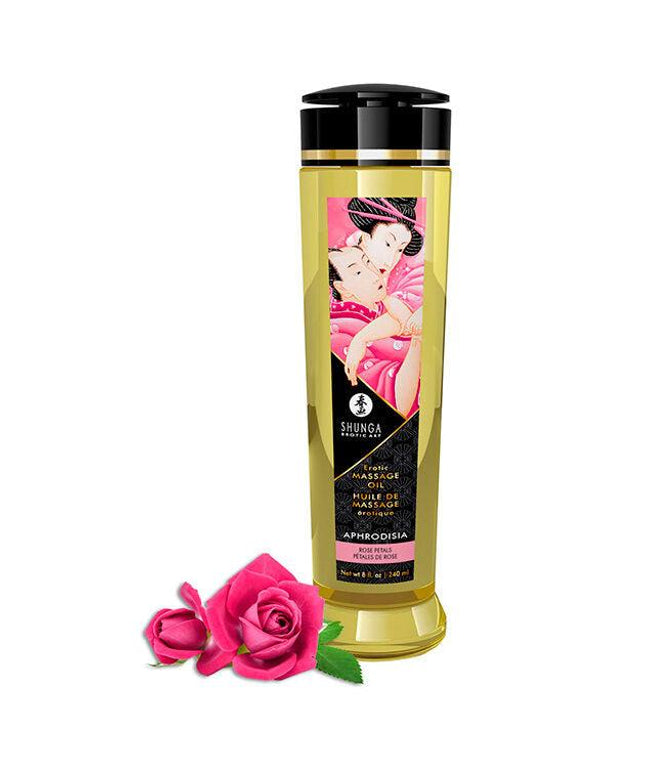 shunga olio da massaggio erotico aphrodisia 240 ml