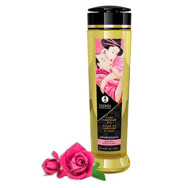 shunga olio da massaggio erotico aphrodisia 240 ml