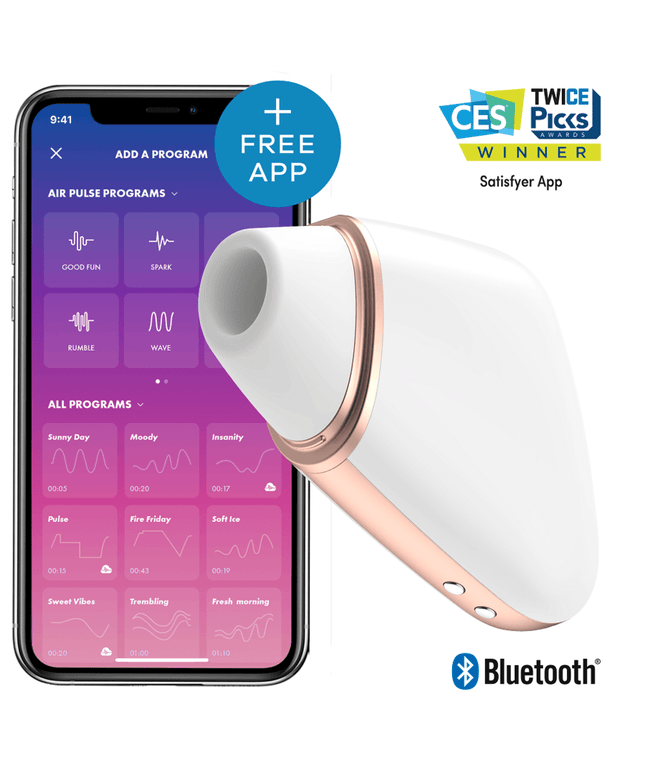 satisfyer stimolatore e vibratore triangolo love nero