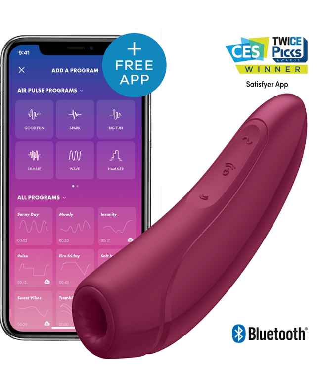 satisfyer curvy 1 rosso rosa