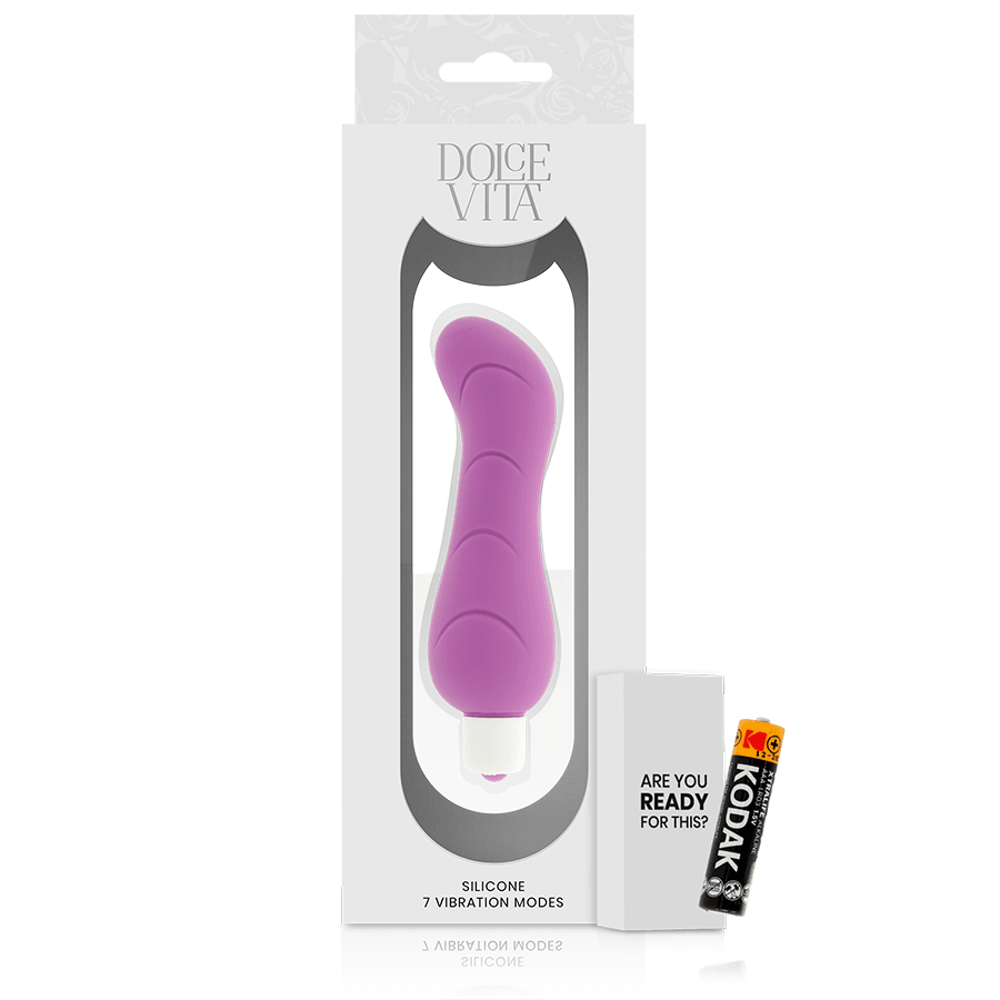 dolce vita g spot purple silicone