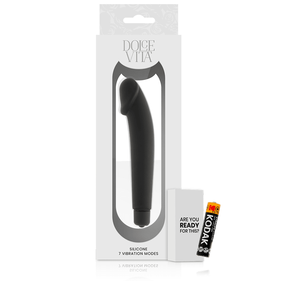 dolce vita realistic black silicone