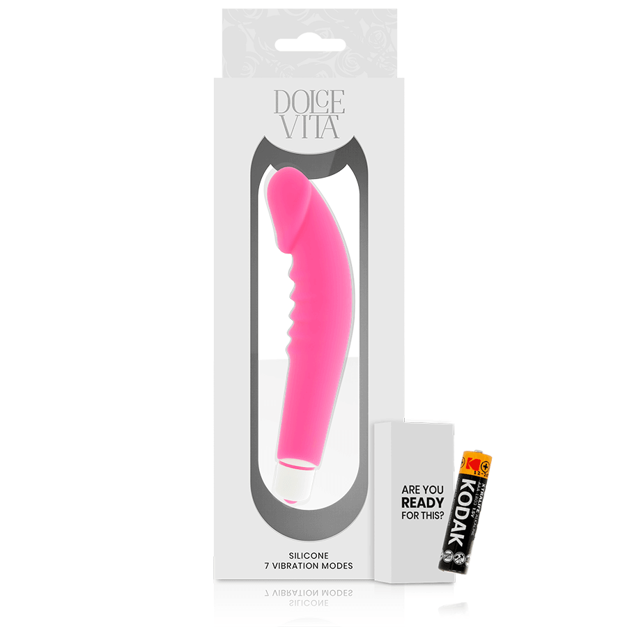 dolce vita realistic pleasure pink silicone