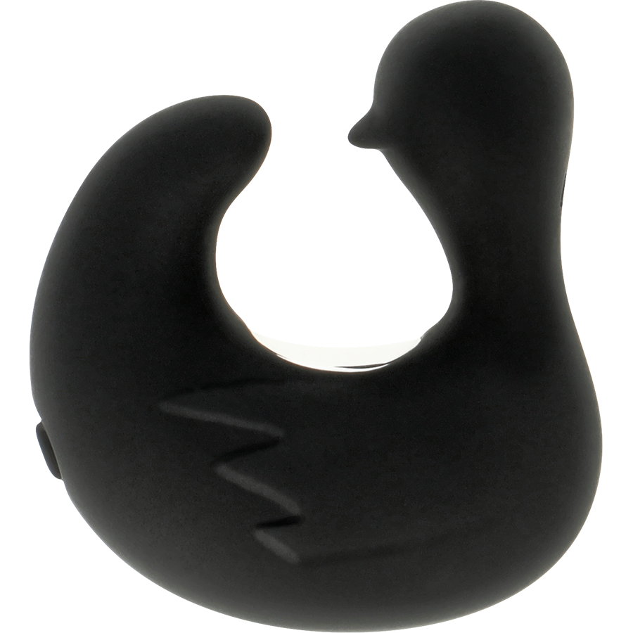 BLACK&SILVER - DUCKYMANIA DITALE RICARICABILE STIMOLANTE D'ANATRA IN SILICONE