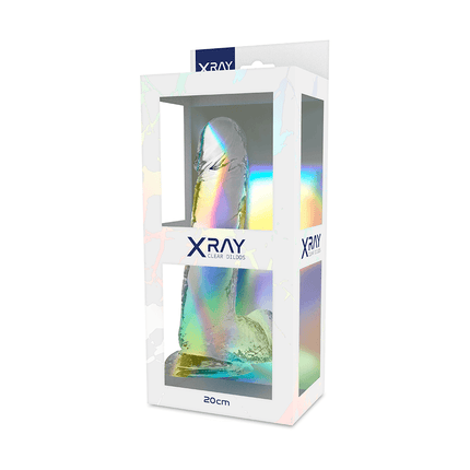 x ray cazzo trasparente con sfere 20 cm o 4 5 cm