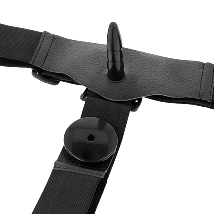 harness attraction rodney doppia penetrazione vibratore 18 cm o 3 5 cm