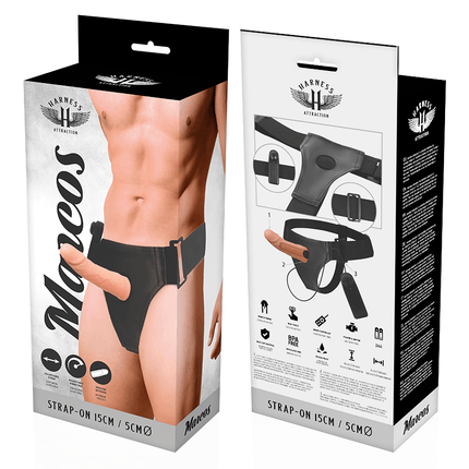 harness attraction rnes telai cavi con vibratore 15 cm o 5 cm