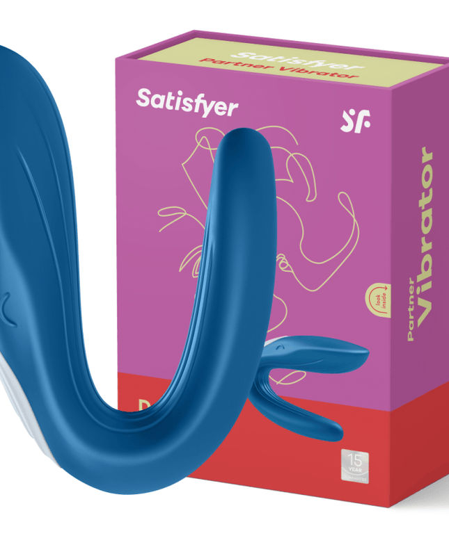 SATISFYER - PARTNER TOY WHALE VIBRATOR STIMOLANTE ENTRAMBI I PARTNER EDIZIONE 2020 - Only Vibes