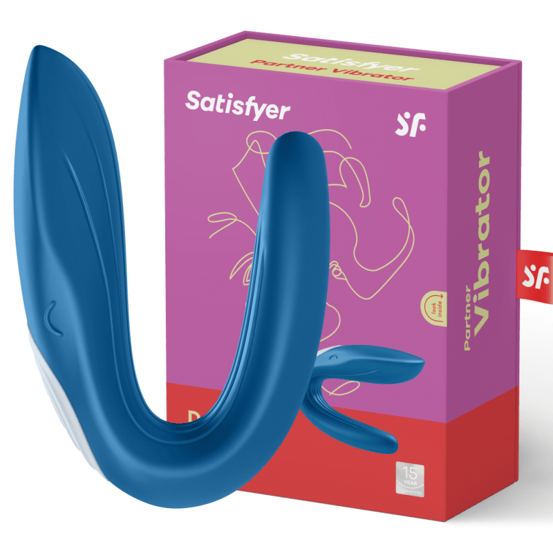 SATISFYER - PARTNER TOY WHALE VIBRATOR STIMOLANTE ENTRAMBI I PARTNER EDIZIONE 2020 - Only Vibes