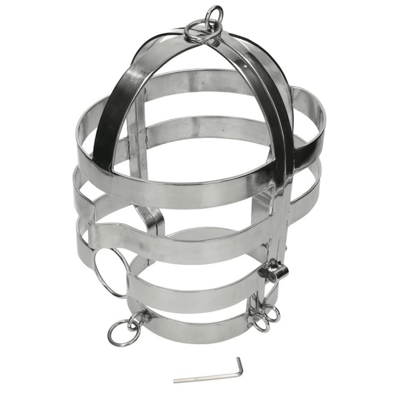 METAL HARD - MASCHERA CON COLLANA IN ACCIAIO - Only Vibes