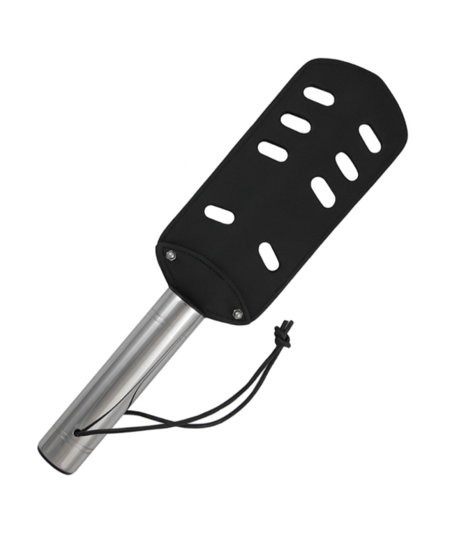 METAL HARD - PAGAIA ORIGINALE IN CUOIO E METALLO - CON FORI