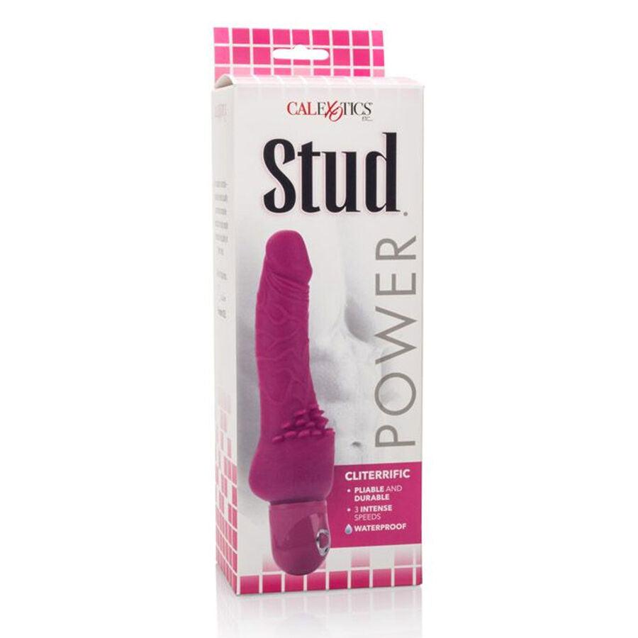 california exotics vibratore rosa power stud cliterrific