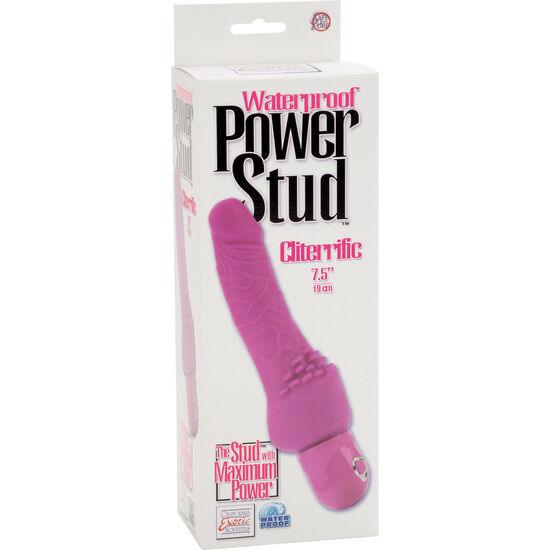 california exotics vibratore rosa power stud cliterrific