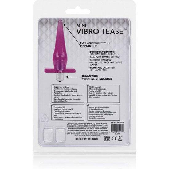 california exotics mini vibro tease rosa