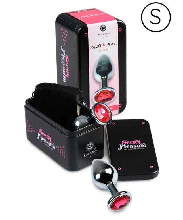 SECRETPLAY - PLUG ANALE ALLUMINIO FUCSIA 7 CM - Only Vibes