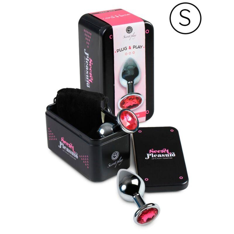 SECRETPLAY - PLUG ANALE ALLUMINIO FUCSIA 7 CM - Only Vibes