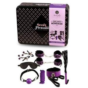 secretplay bdsm set 8pcs viola nero