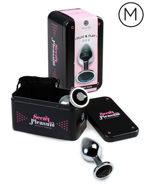 secretplay plug anale nero m